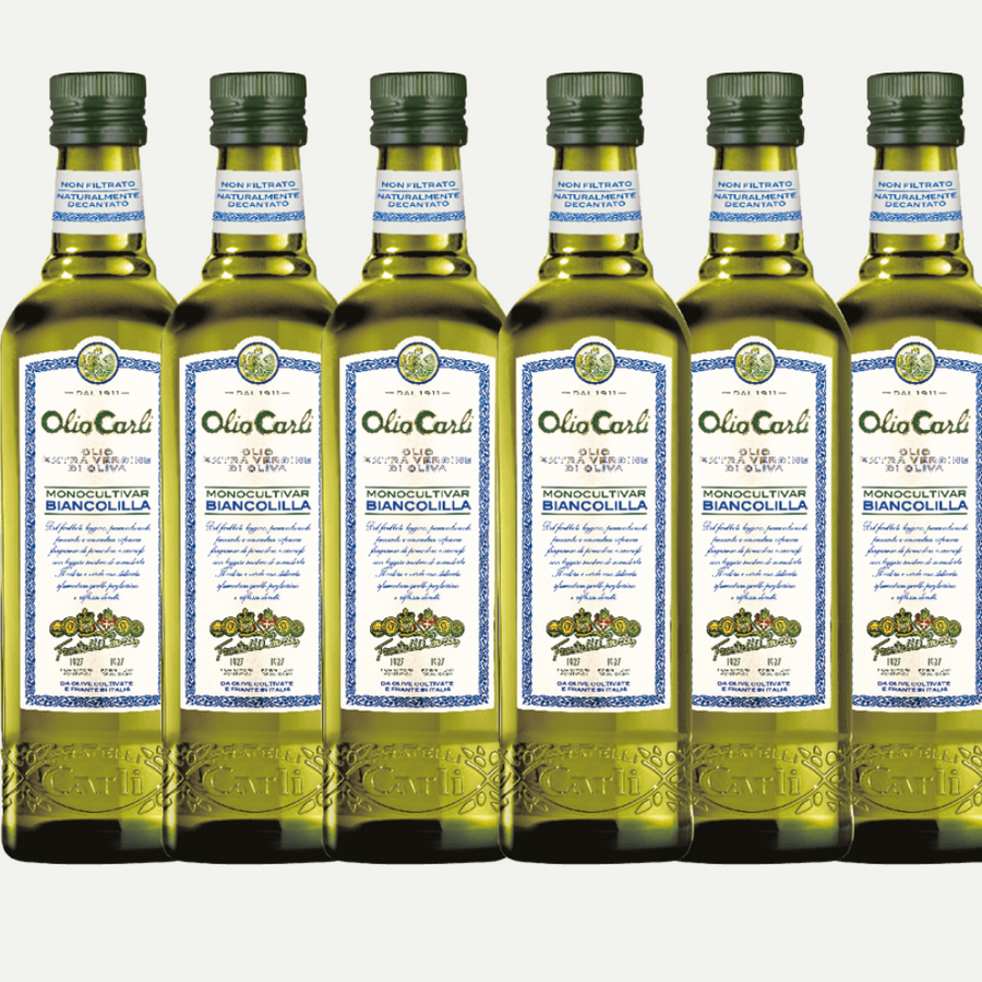 Olio Extra Vergine di Oliva Monocultivar Biancolilla 1L / 12 Bottiglie